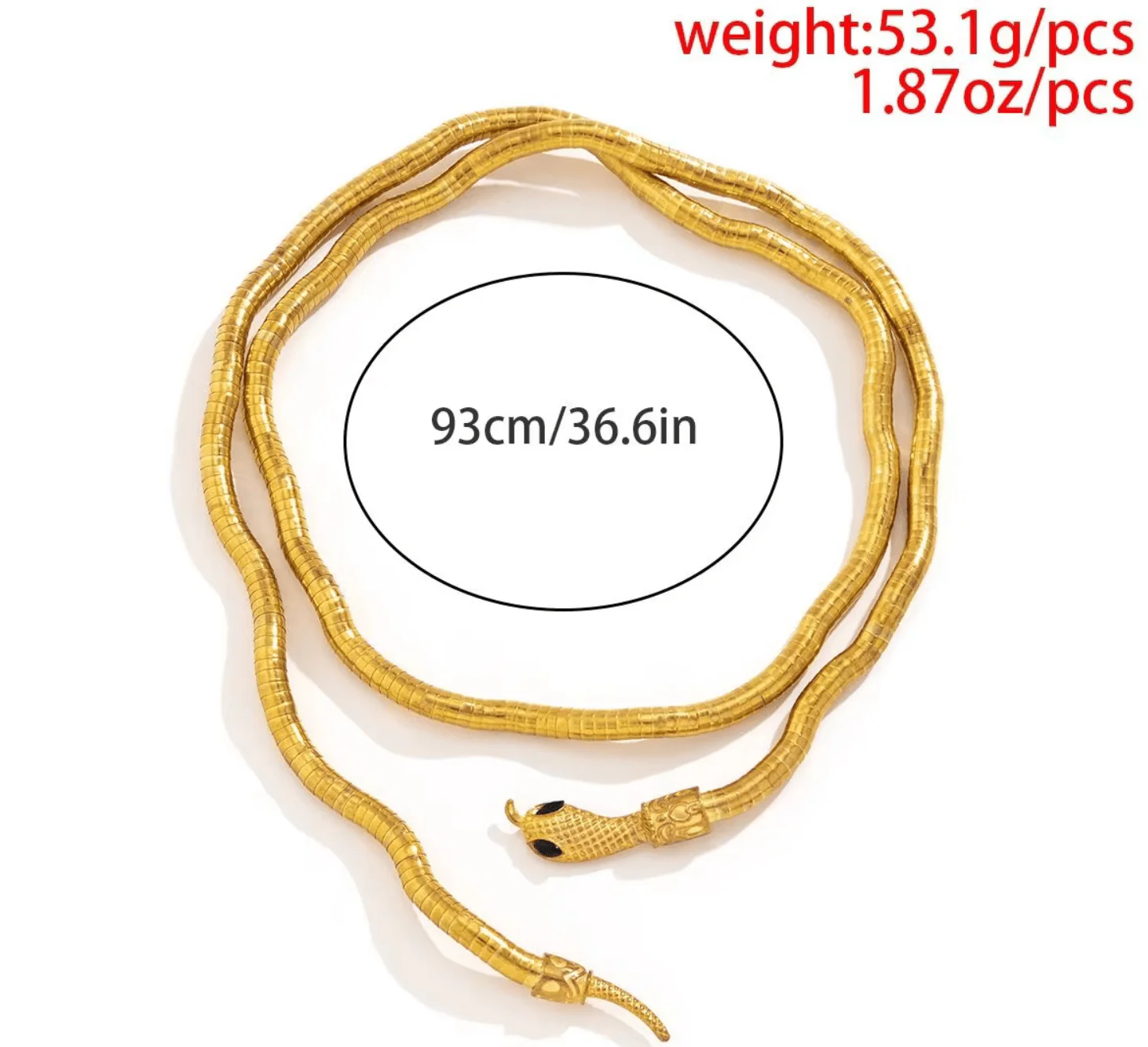 Flexibl Okiee Snake Necklace – Adjustable & Bendable - Image 8