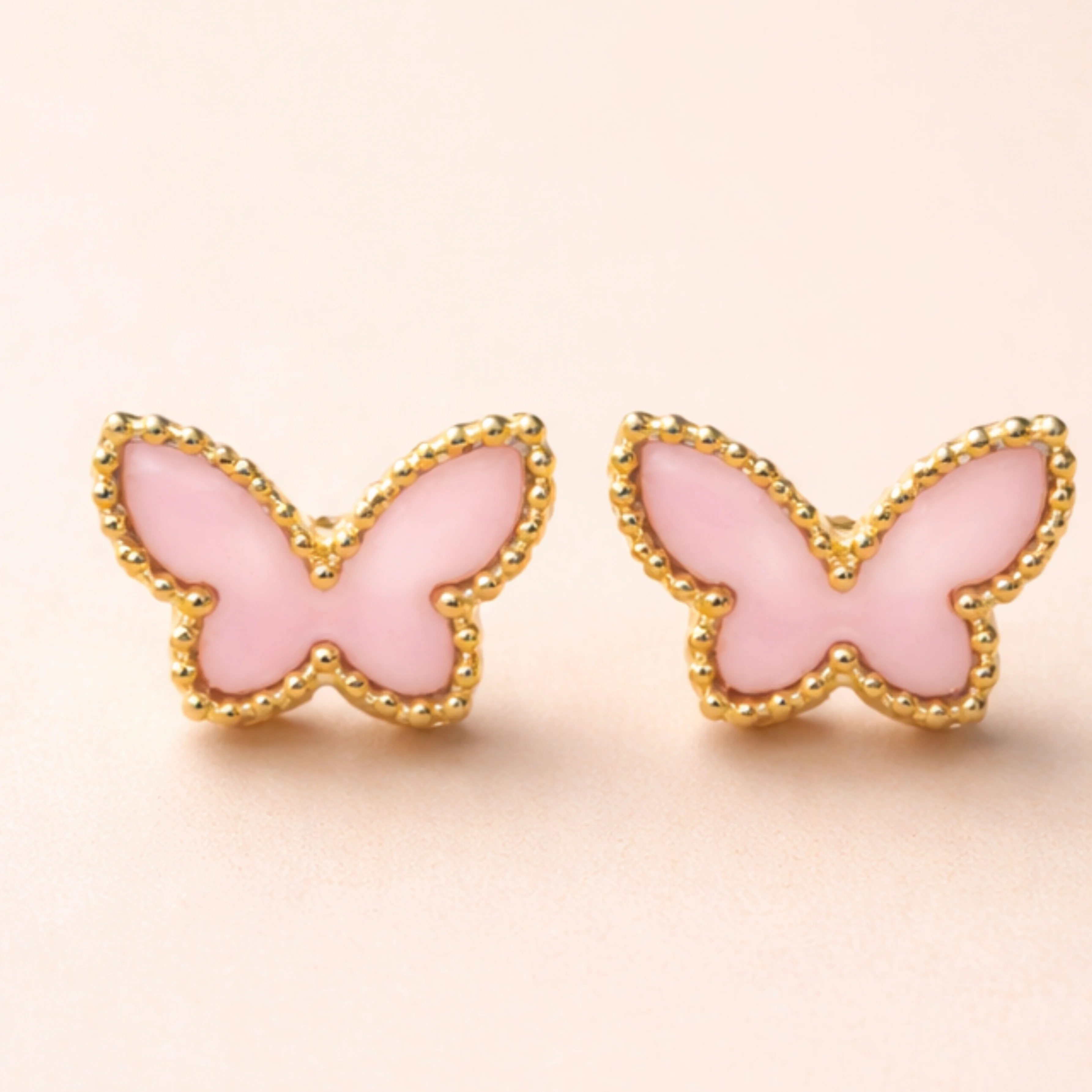 Dainty Gold Butterfly Studs - Image 5