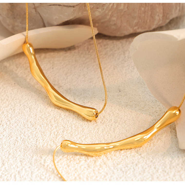 18K Gold Planted Anti Tarnish Necklace - Image 4