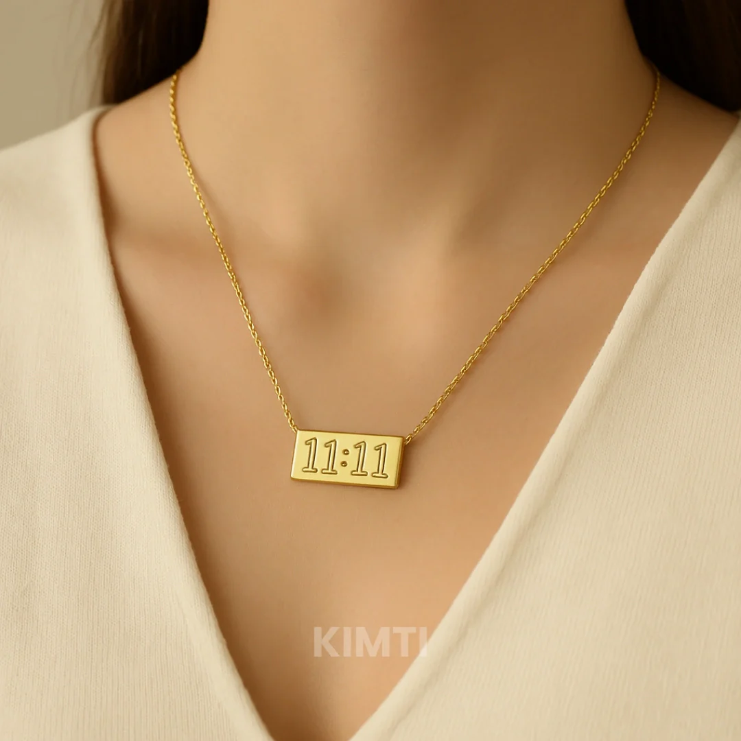 11:11 Manifestation Necklace - Anti Tarnish 18K Gold Plated
