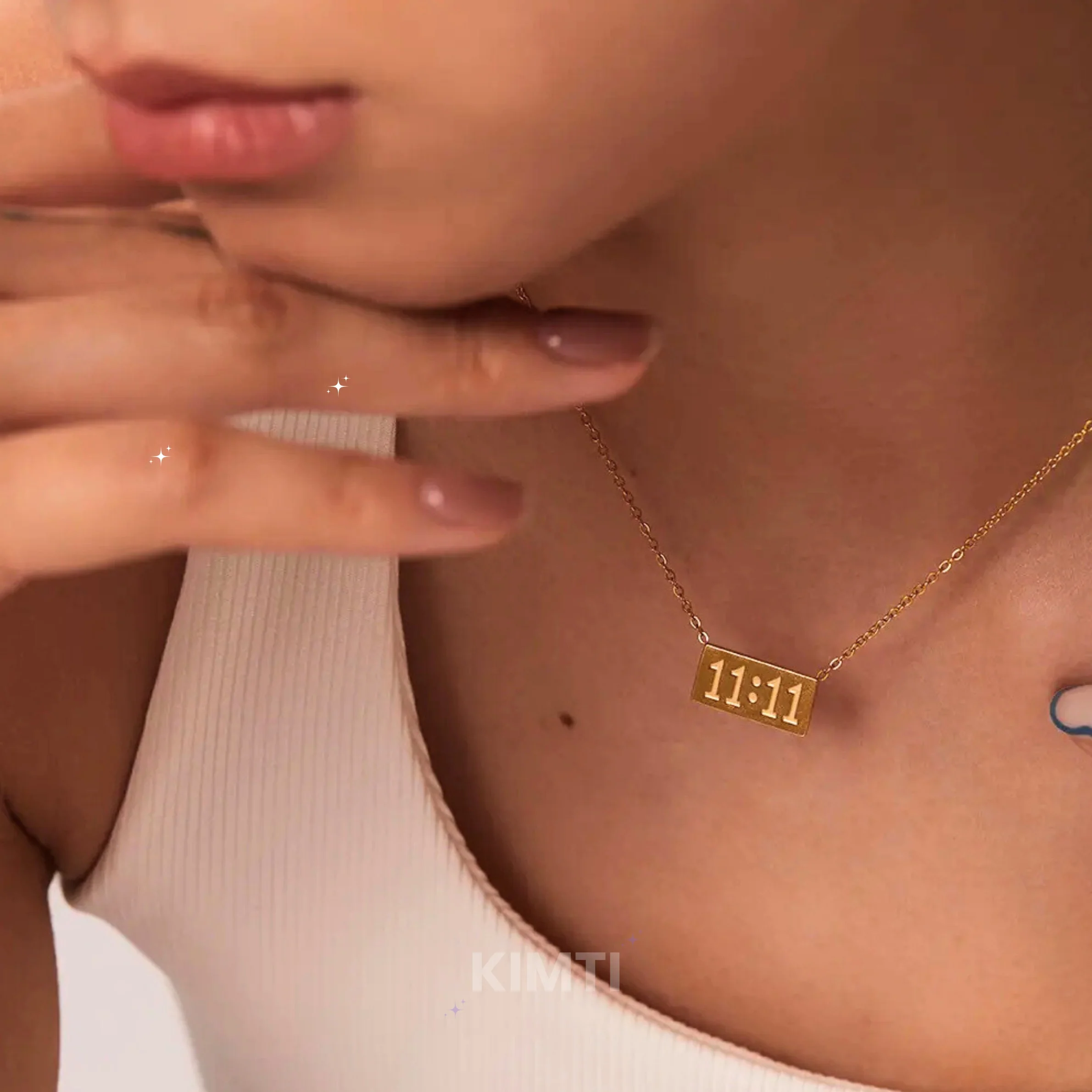 11:11 Manifestation Necklace - Anti Tarnish 18K Gold Plated - Image 4