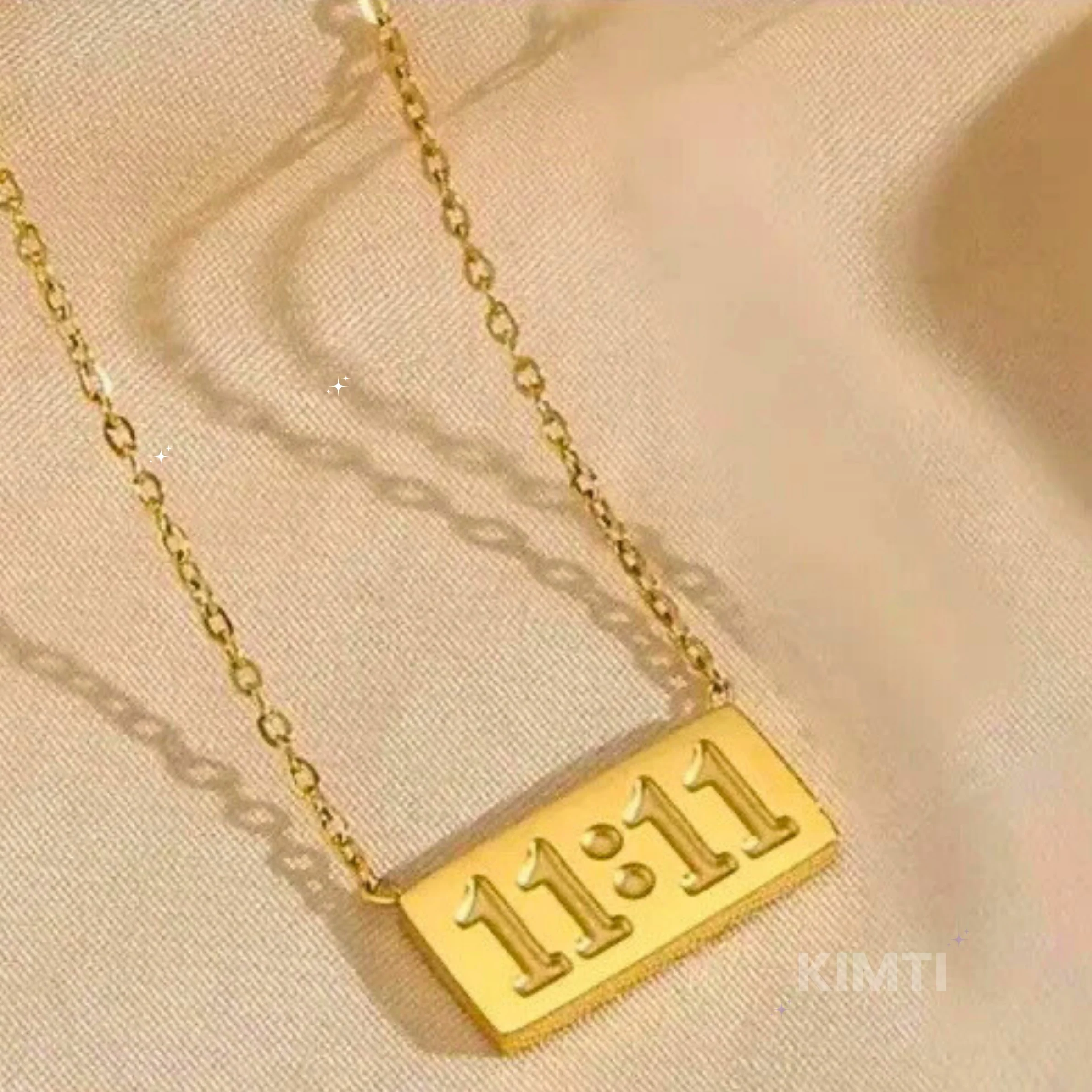 11:11 Manifestation Necklace - Anti Tarnish 18K Gold Plated - Image 6