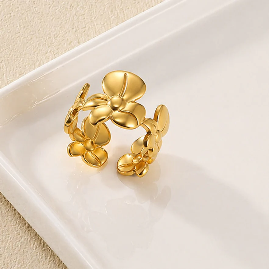 Golden Flower Fantasy Ring - Image 3