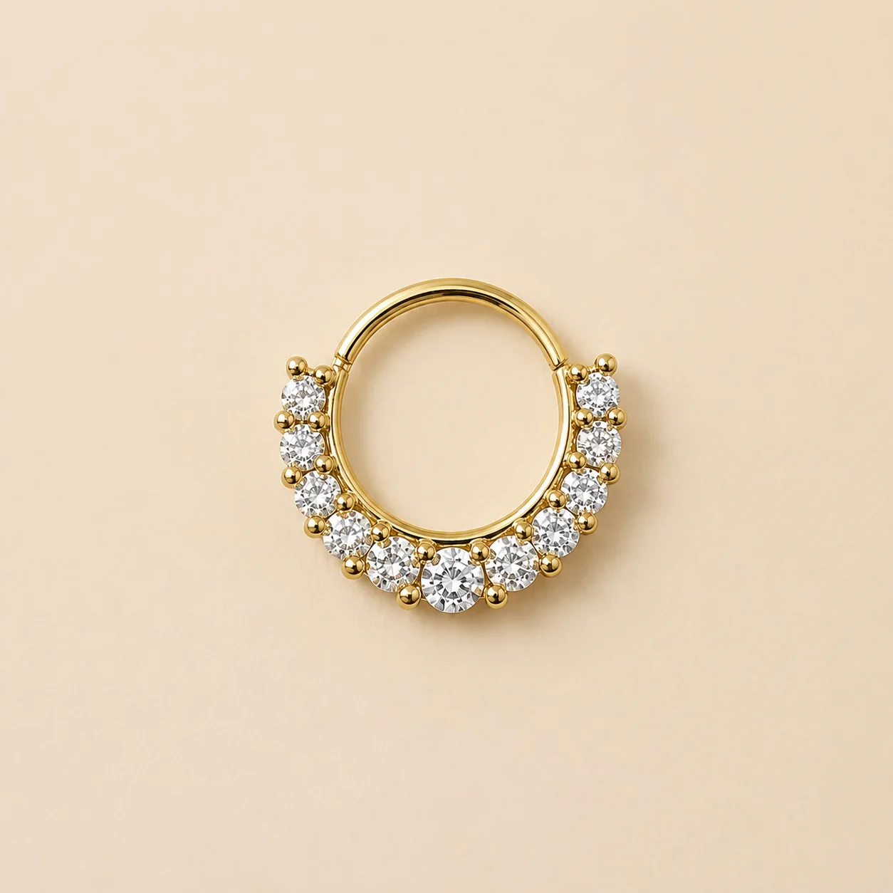 Golden Starlight Nose Pin