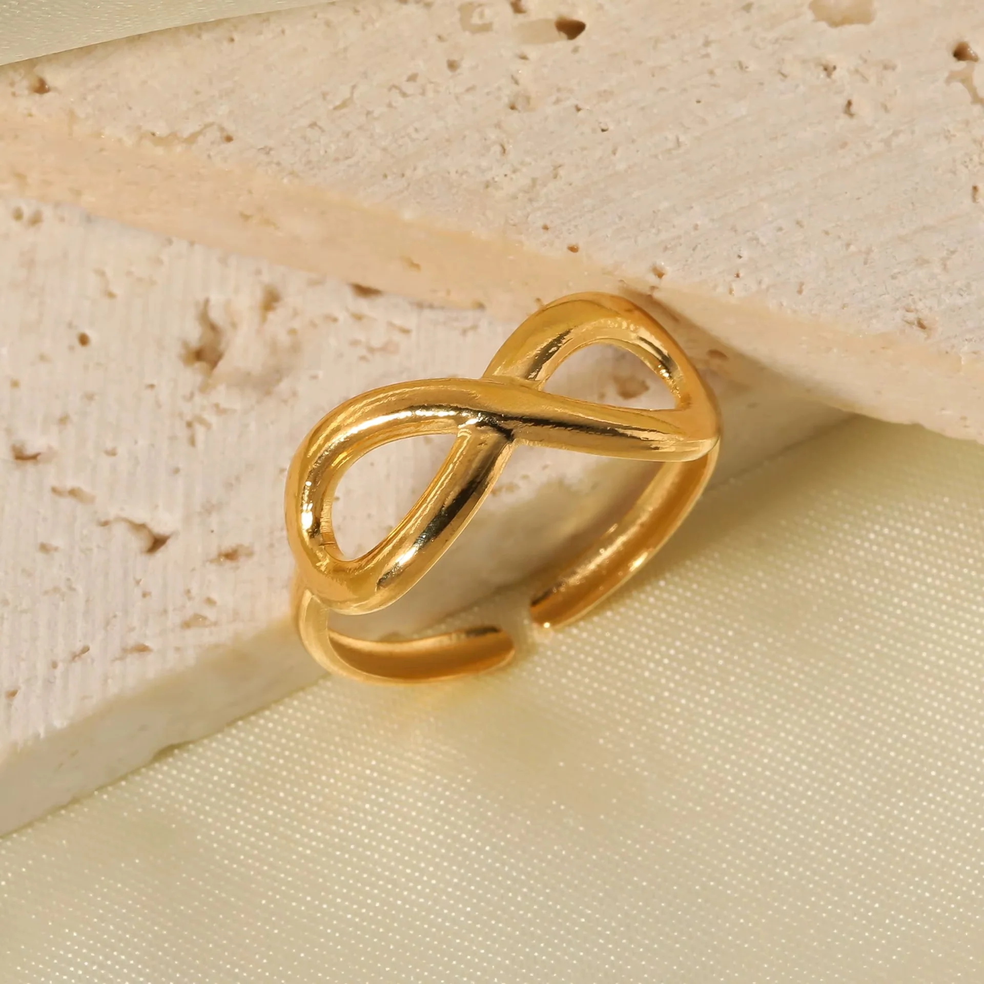 Infinite Symbol Open Finger Ring