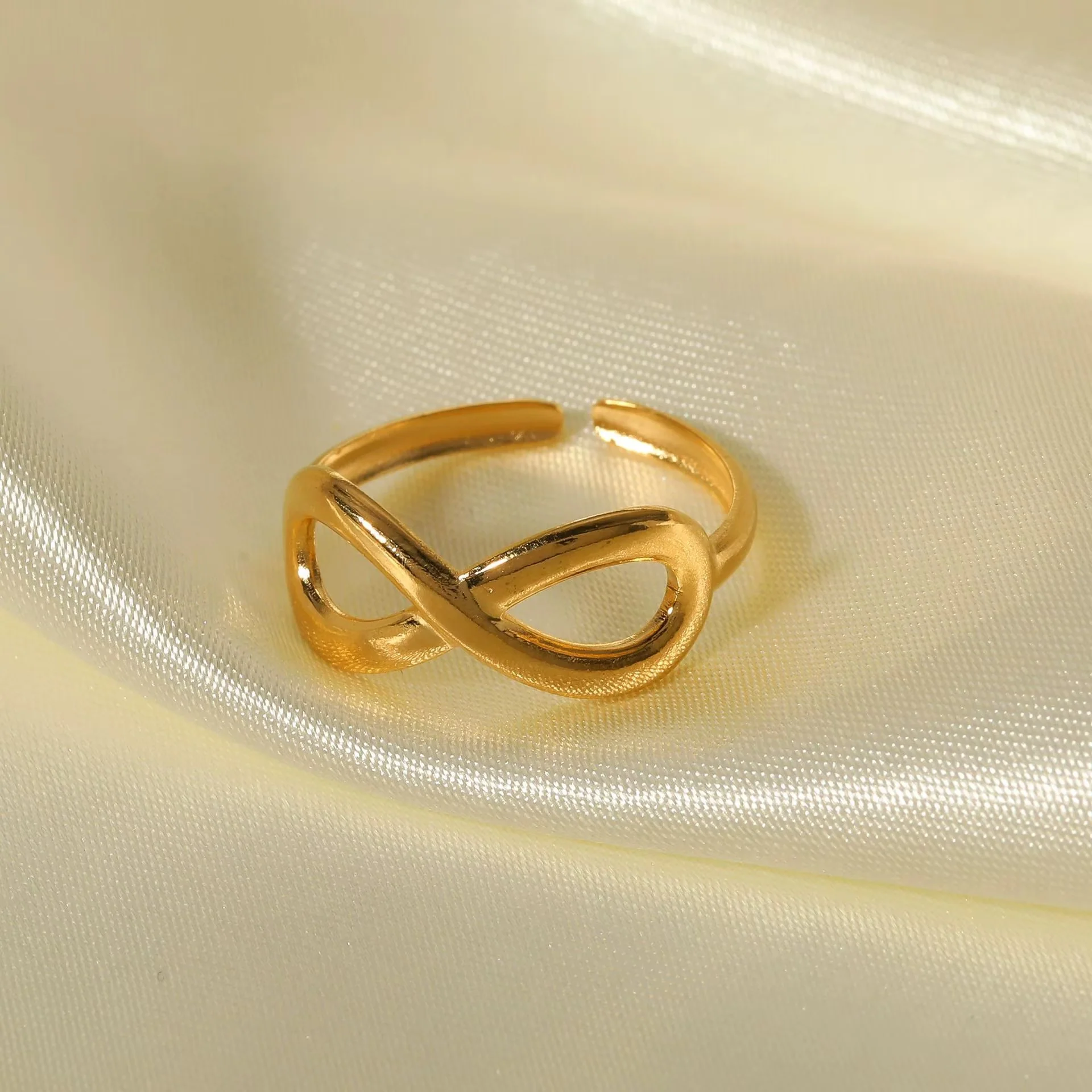 Infinite Symbol Open Finger Ring - Image 2
