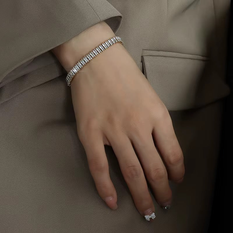 Just Rs. 249 Diamond Horizon Tennis Bracelet - Image 2