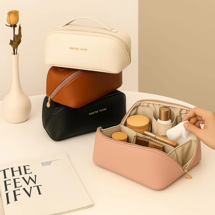Just Rs. 249 Luxurious Pillow Bag, Multi-layer Makeup Bag - Image 3