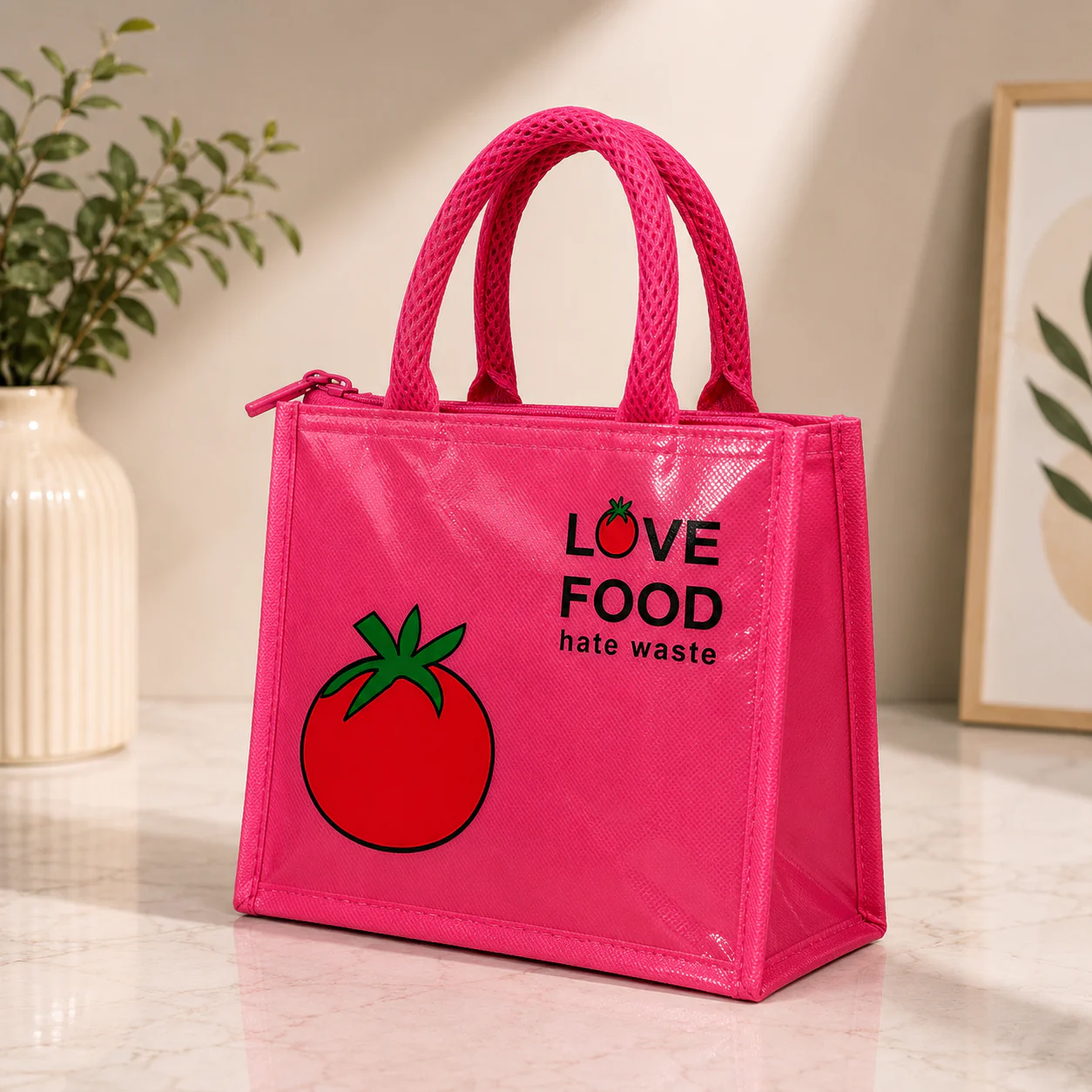 Tomato Pop Tote Bag - Image 3