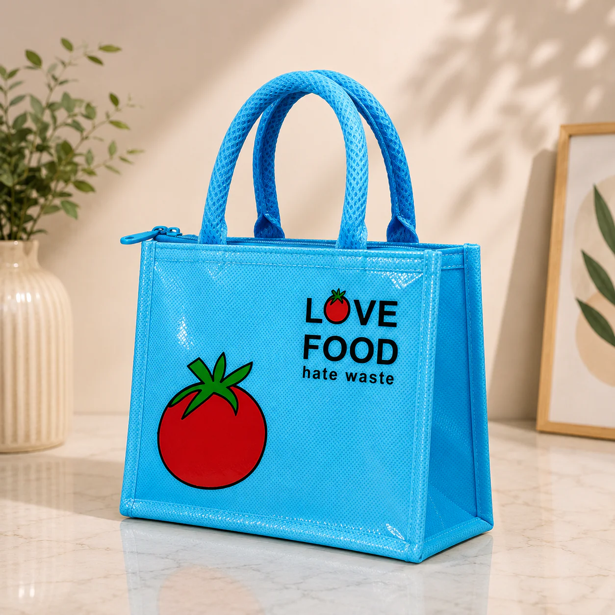 Tomato Pop Tote Bag - Image 4