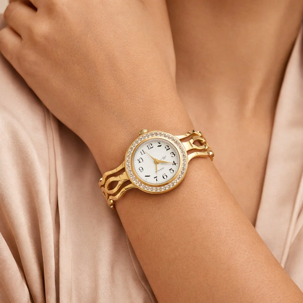 Lumiere Gold Bracelet Watch - Image 2