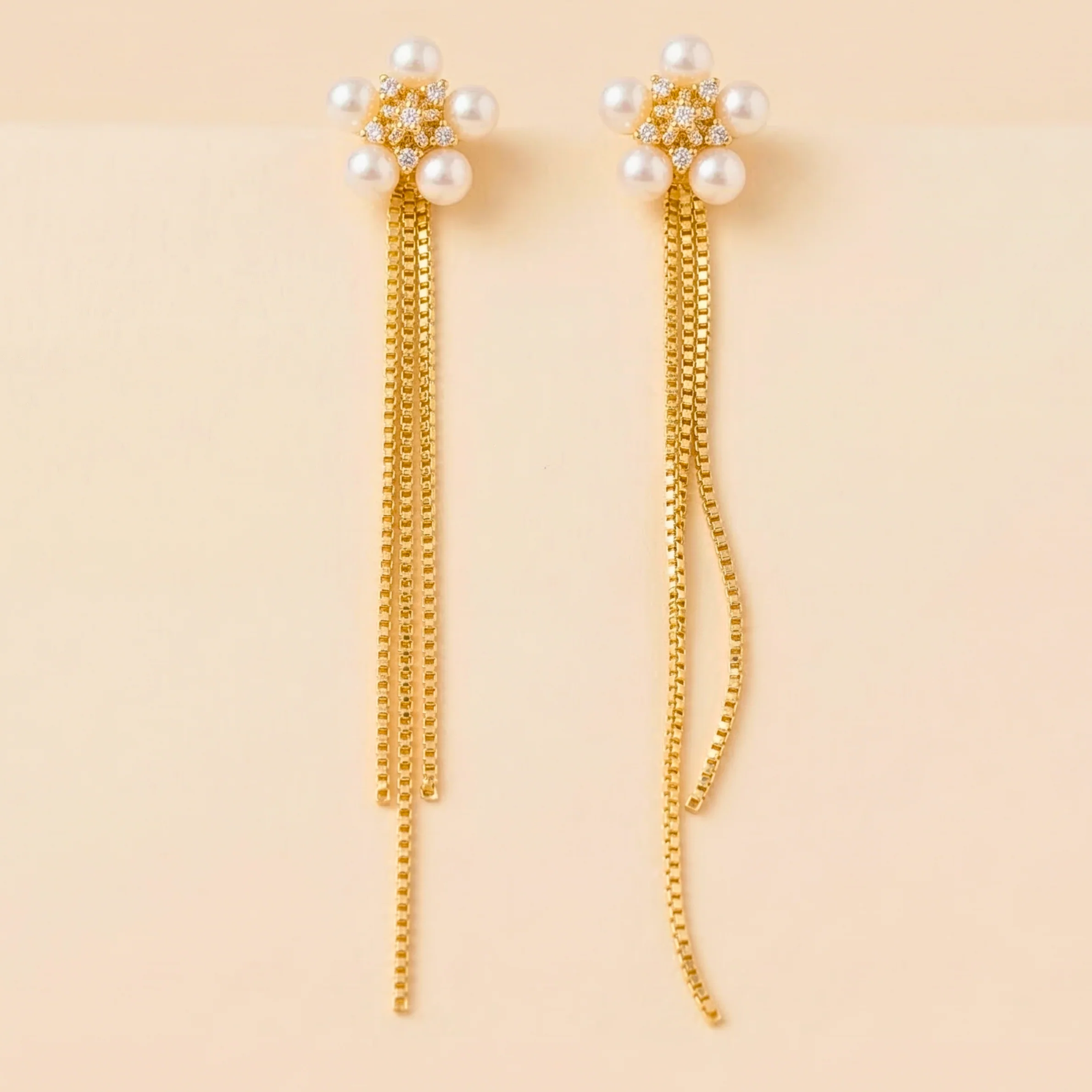 Luna Blossom Dangle Earrings