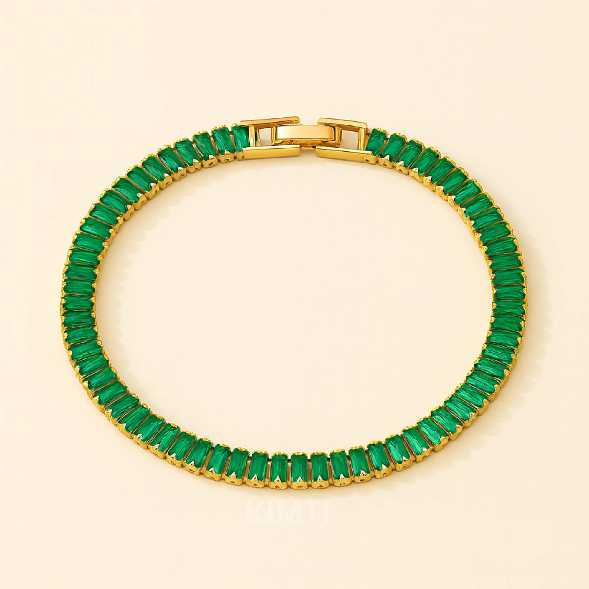 Lustre Line Tennis Bracelet