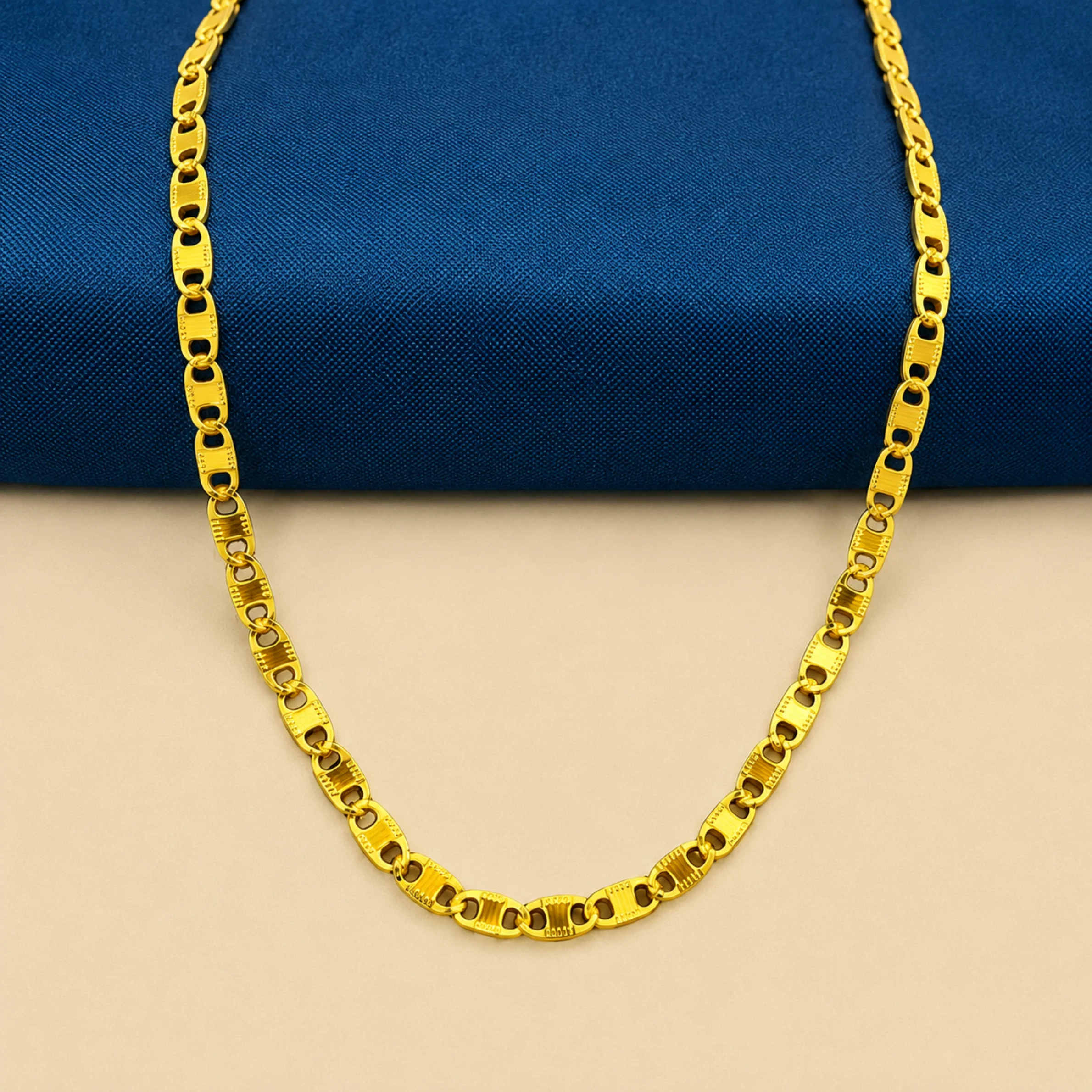 Men-18K Gold Imperial Link Chain - Image 2