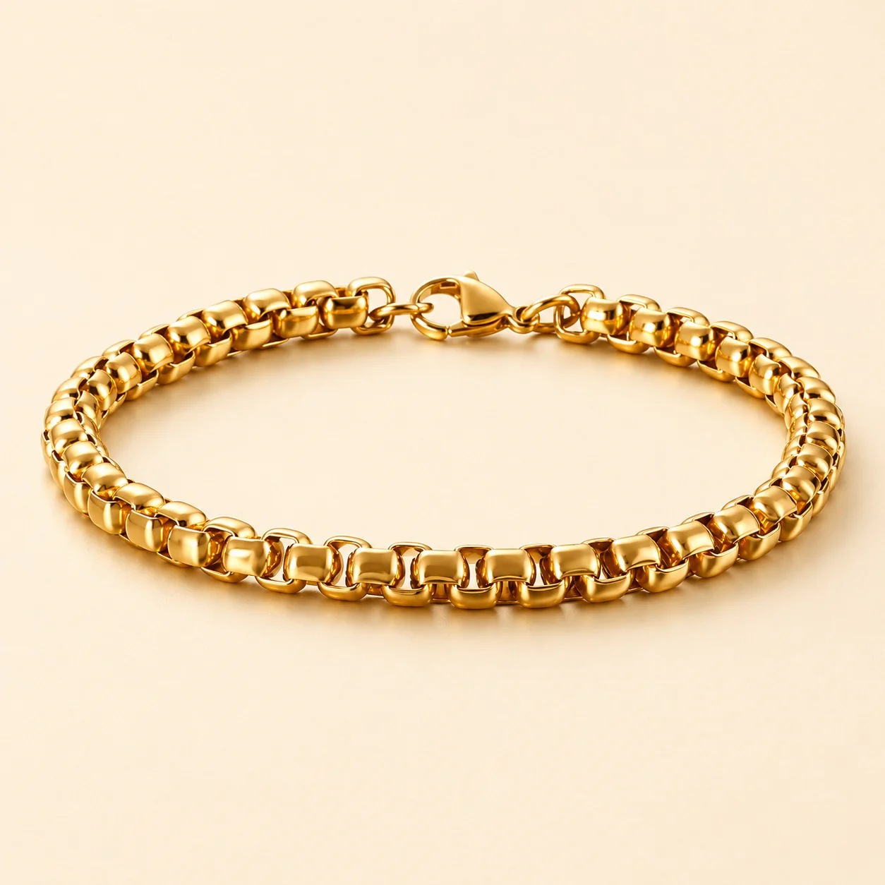 Men - 18K Gold Plated Aurelia Link Bracelet
