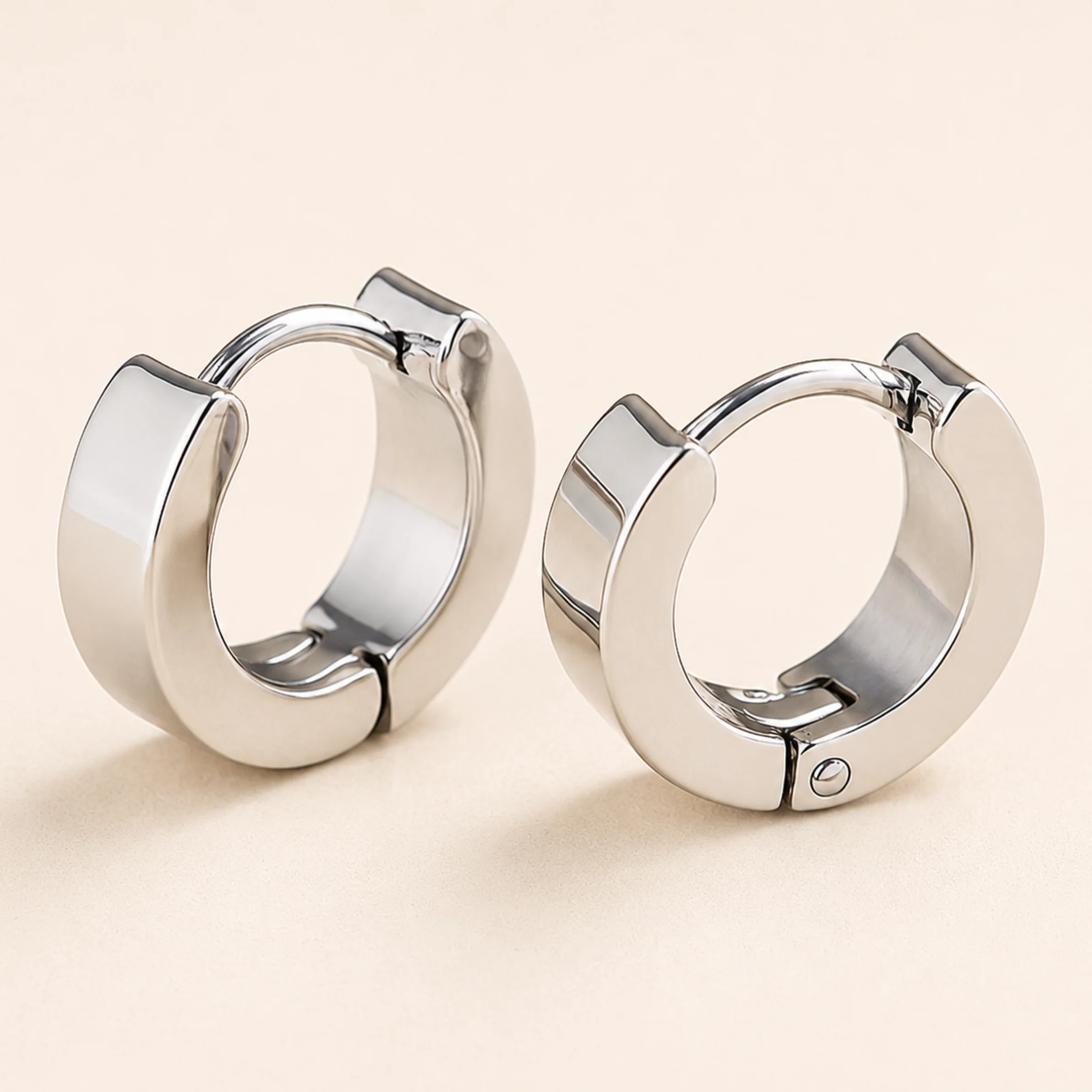 Men - Contemporary Hoop Earrings - Image 3