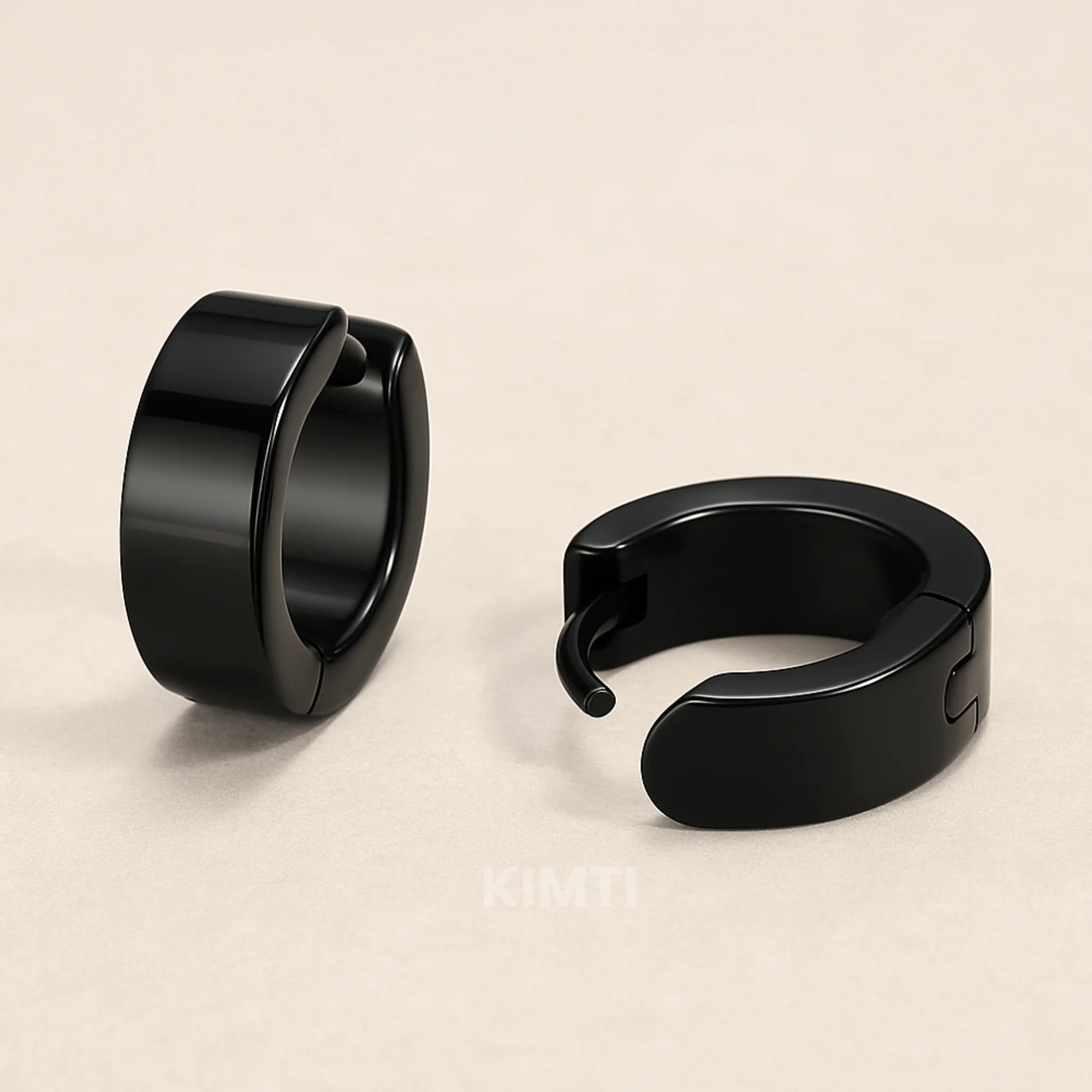 Men- Black Earring