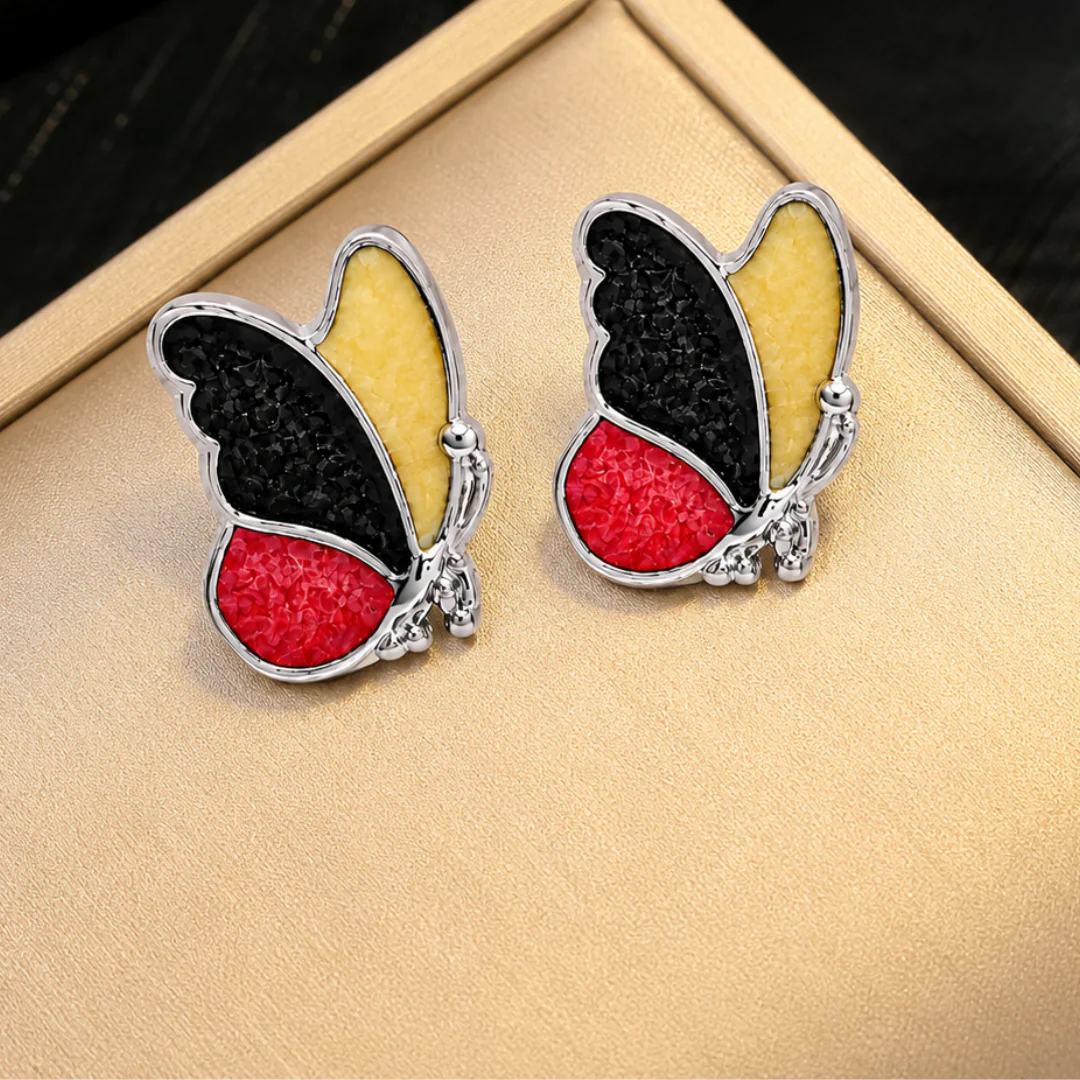 Midnight Flutter Butterfly Earrings