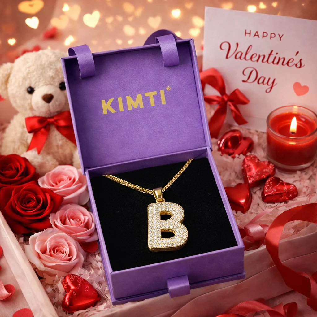 Minimal 18K Gold Plated B Letter Necklace - Image 6