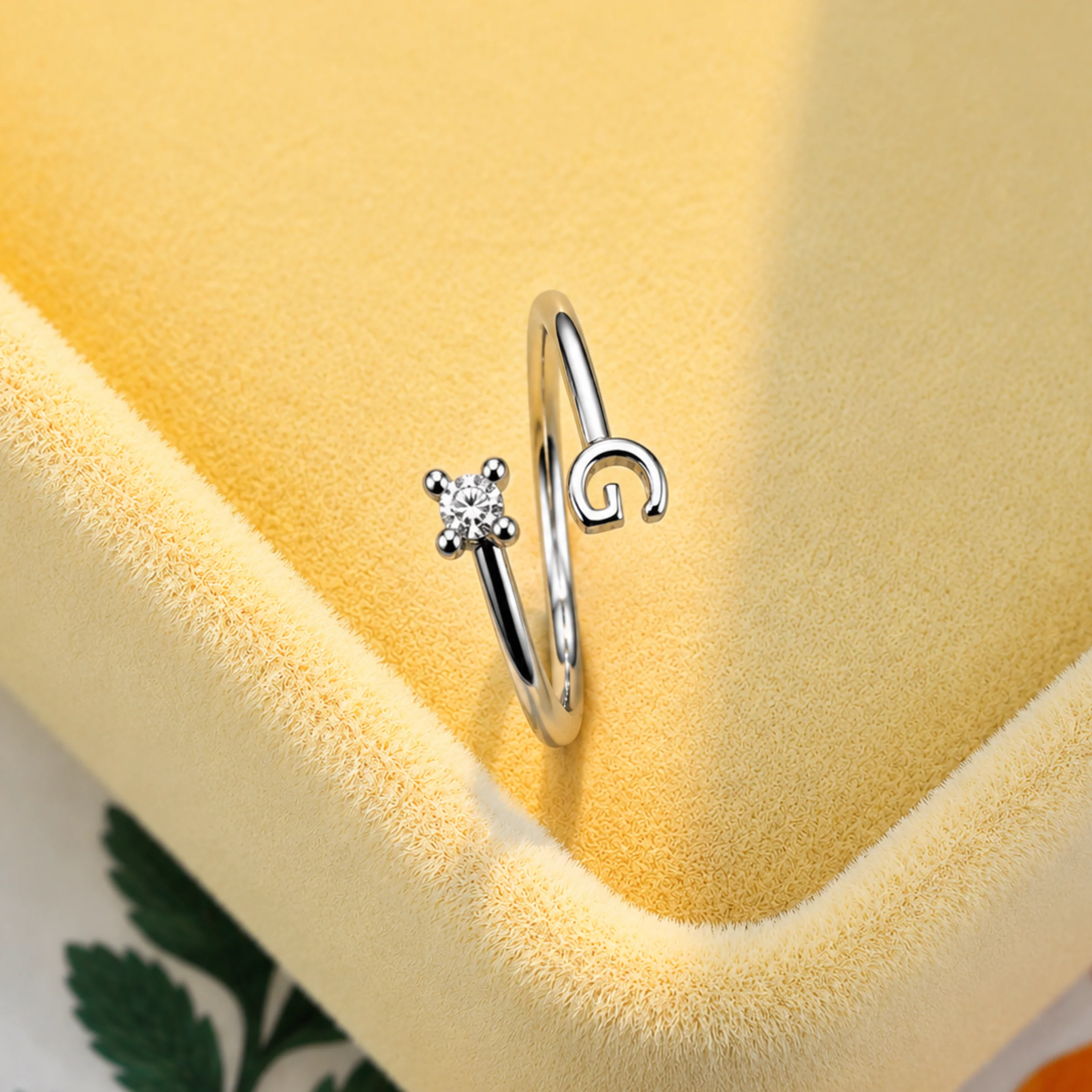 Monogram G Crystal Band Ring - Image 2