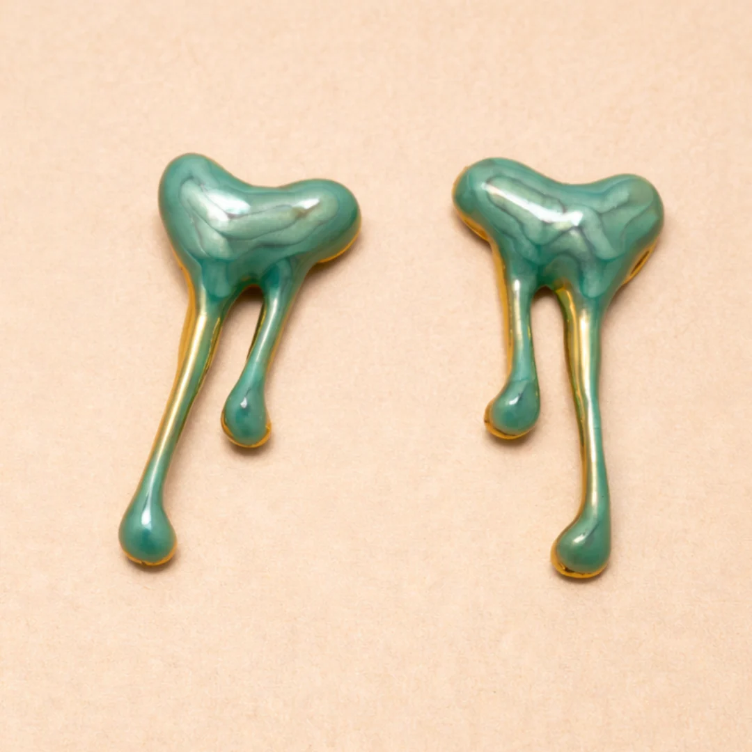 Ocean Melt Drop Earrings - Image 2