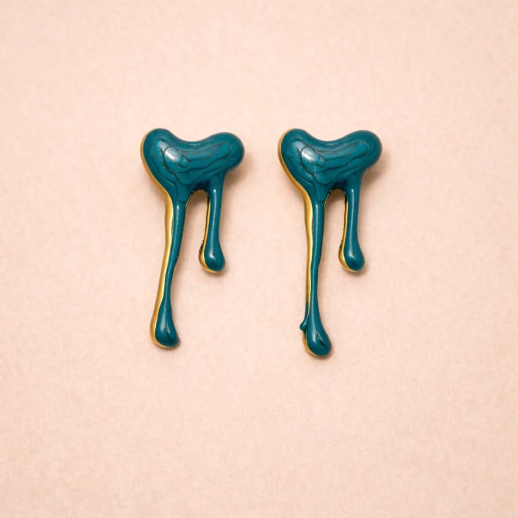 Ocean Melt Drop Earrings - Image 5