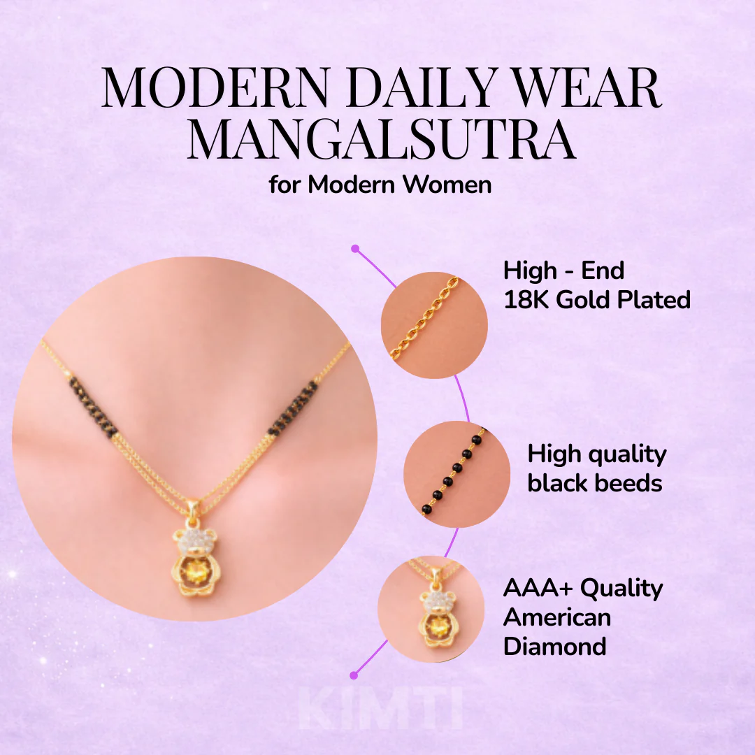 Panda Love Mangalsutra - Image 2