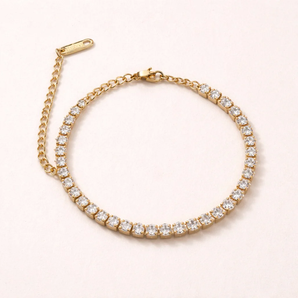 Premium Gold Chain Tennis Bracelet - Image 4