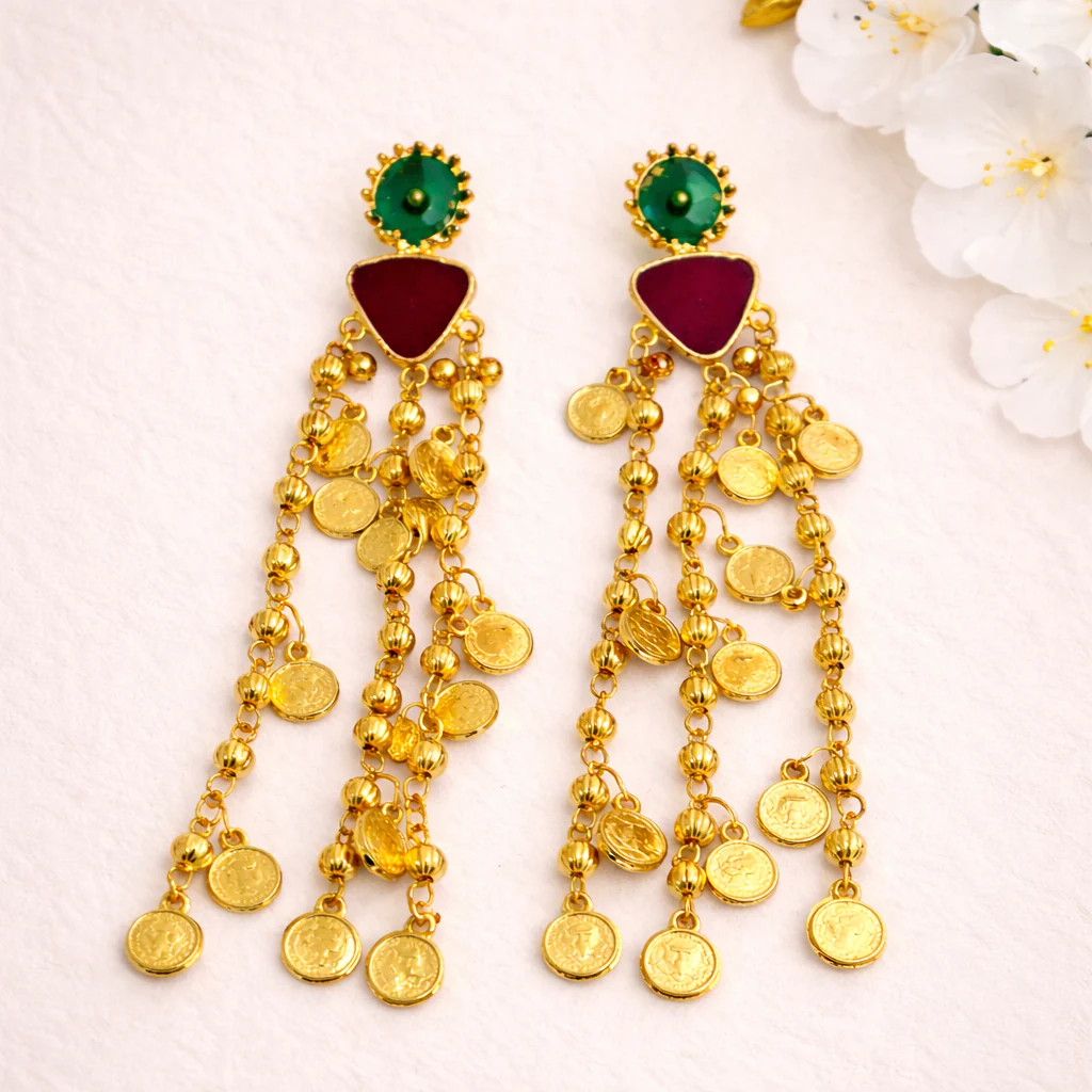 Rajwanshi Wedding Kashmiri Earring - Image 3