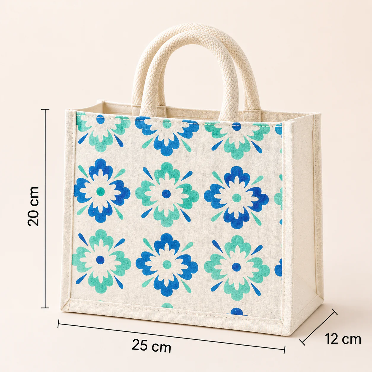 Royal Jute Tote Bag - Image 2