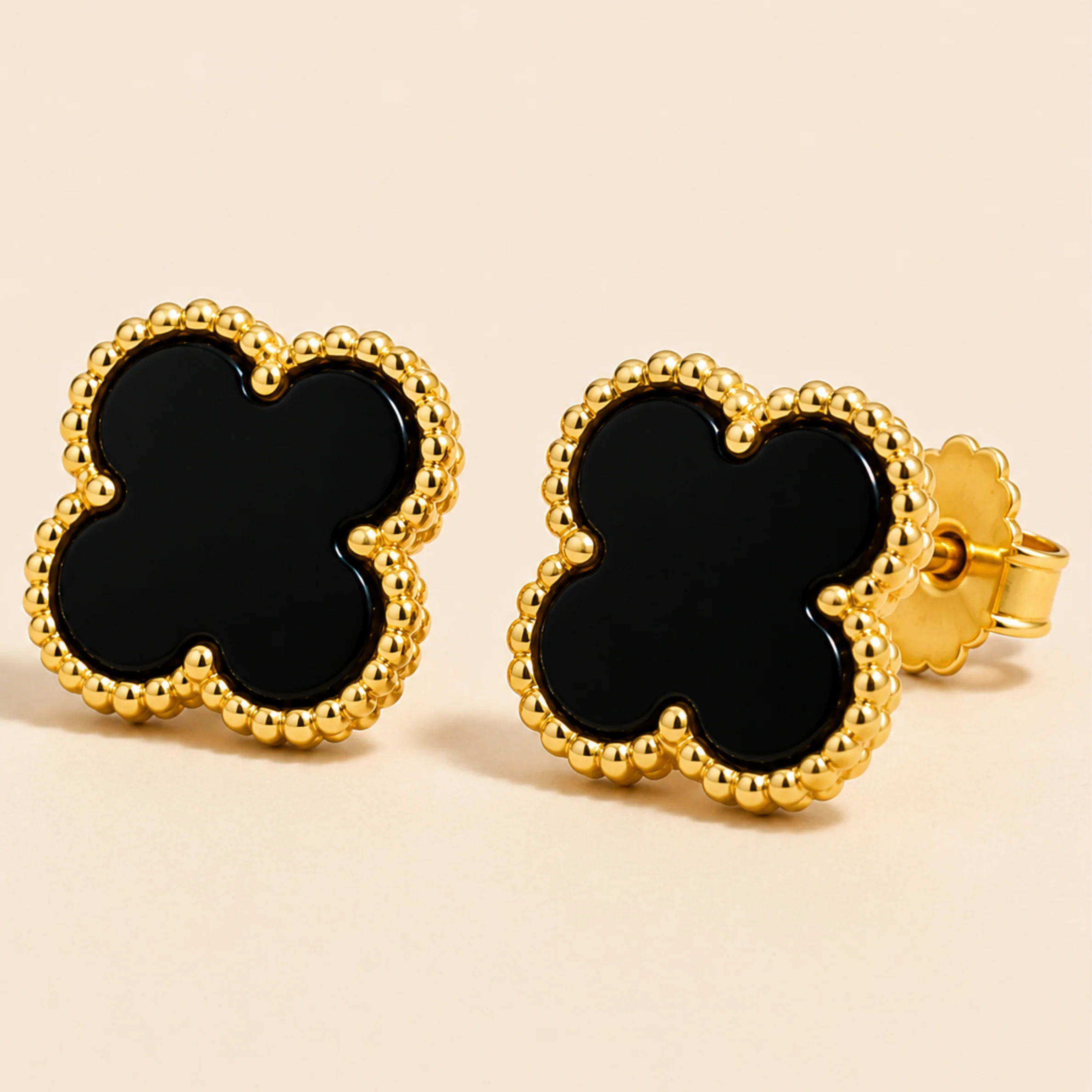 Black Clover Anti Tarnish Earring Rs. 99 - Image 2
