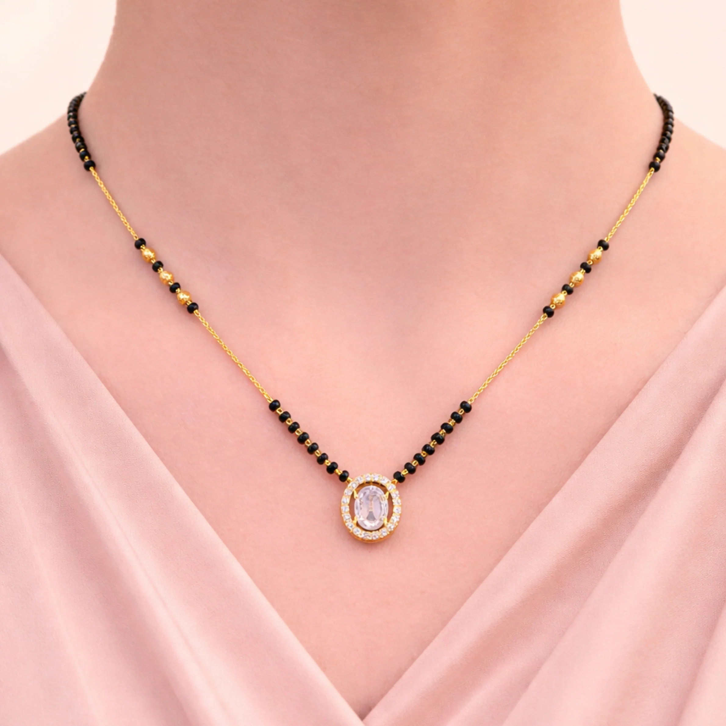 Saavi Oval Grace Mangalsutra - Image 3