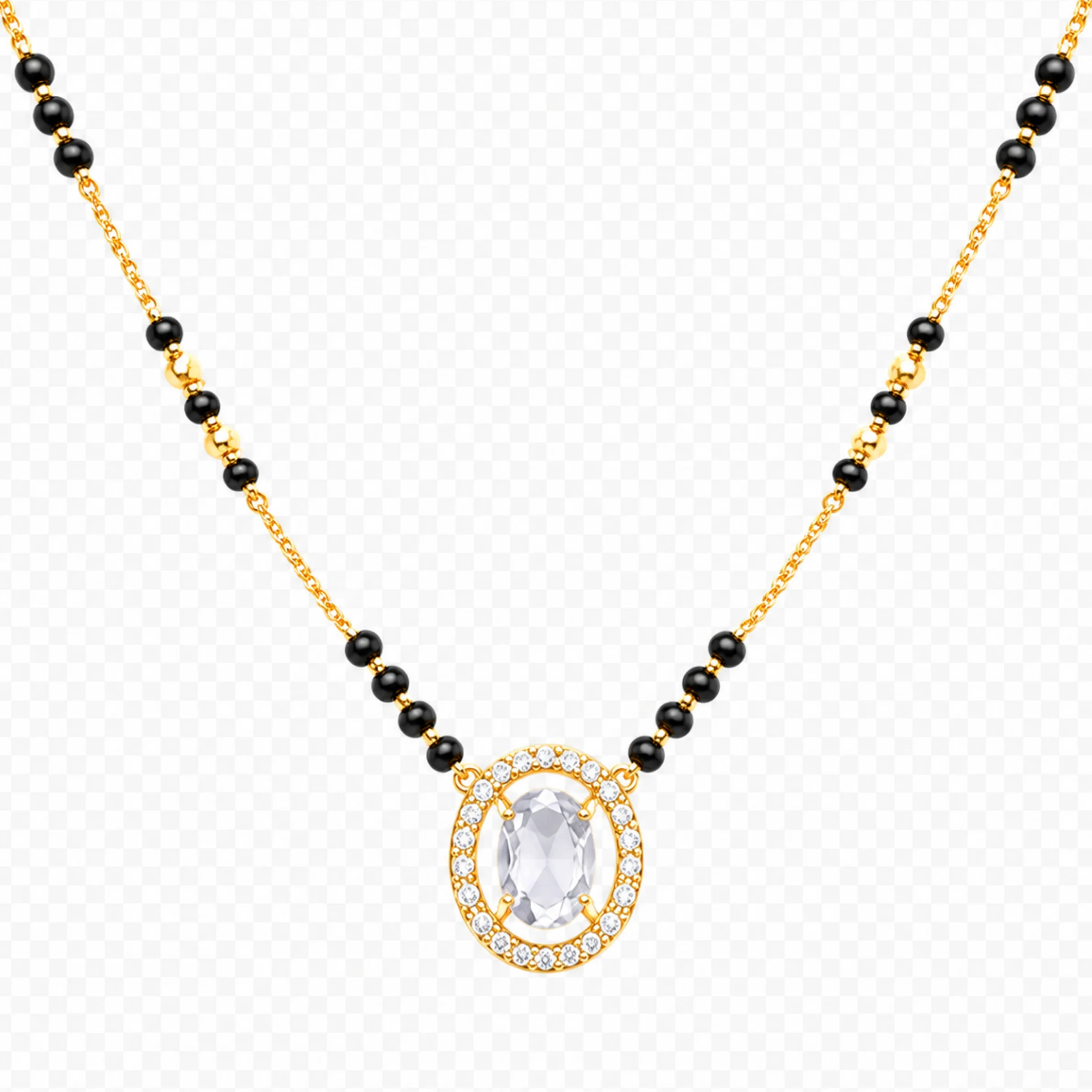 Saavi Oval Grace Mangalsutra - Image 4