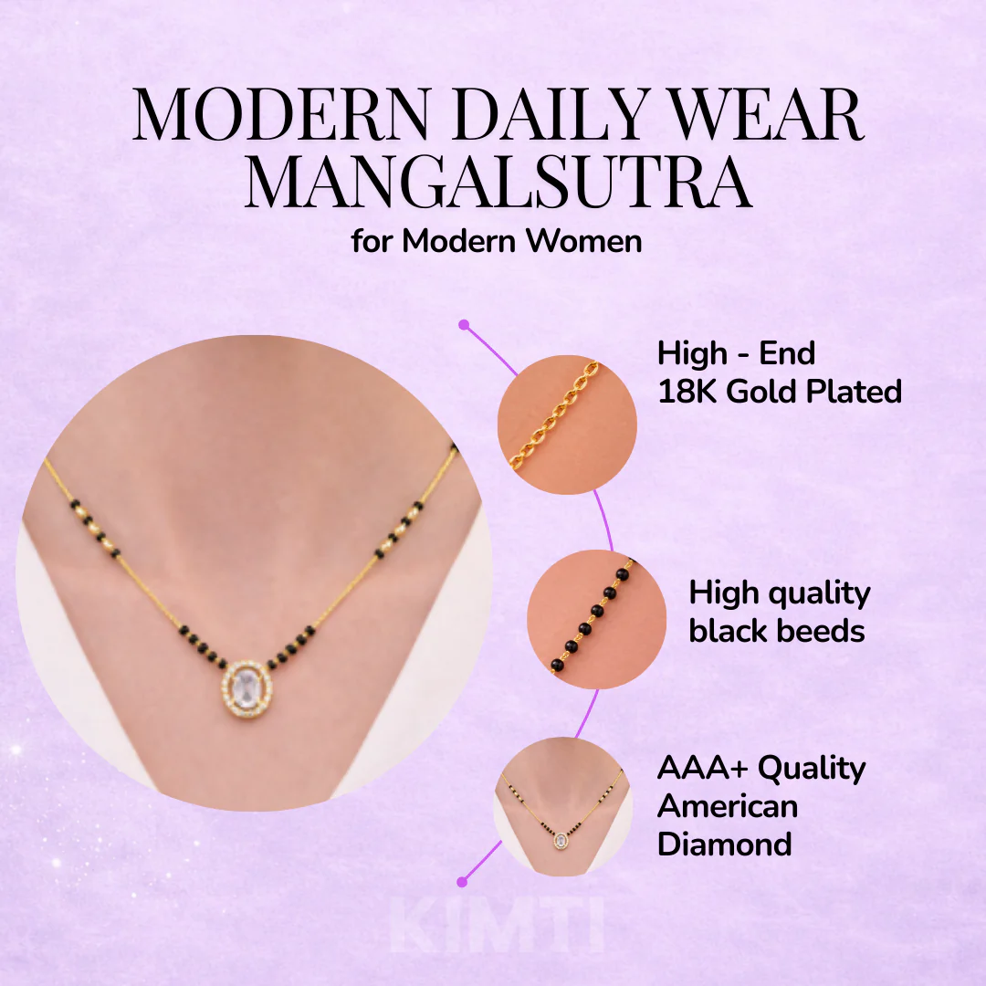Saavi Oval Grace Mangalsutra - Image 5