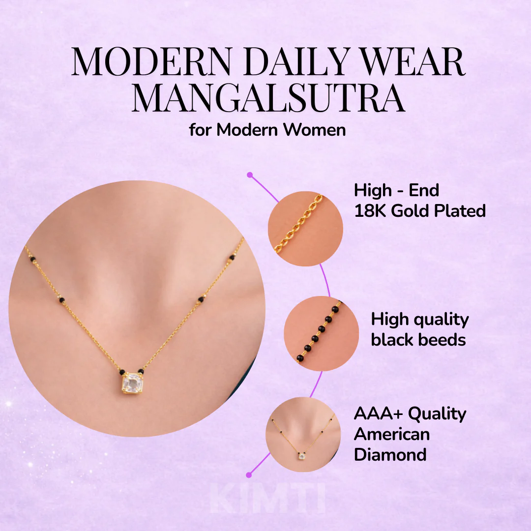 Saavi Solitaire Grace Mangalsutra - Image 4