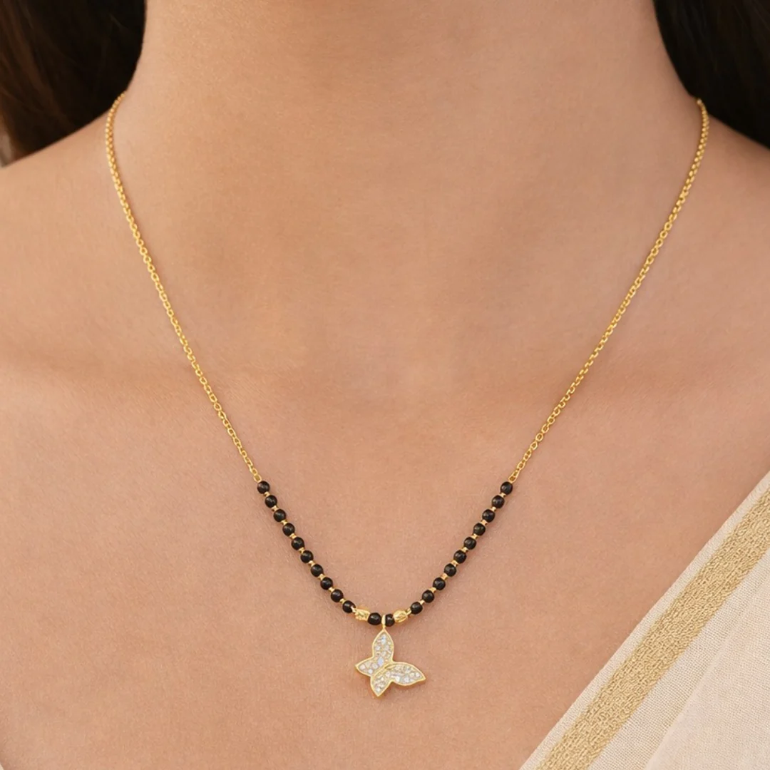 ShineWing Butterfly Mangalsutra - Image 2