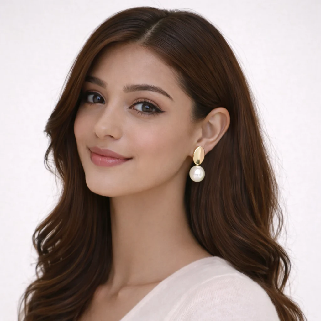 Shopaholic's Fav Pearls Drop Earring - Image 2