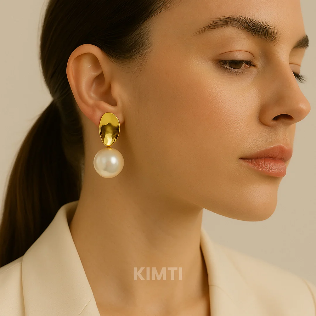 Shopaholic's Fav Pearls Drop Earring - Image 3