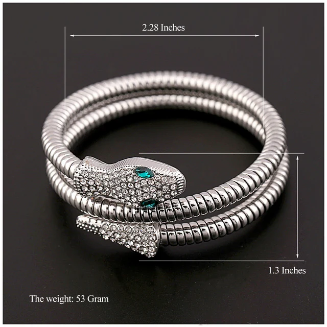 Rs. 249 Silver Snake Bracelet - Image 3