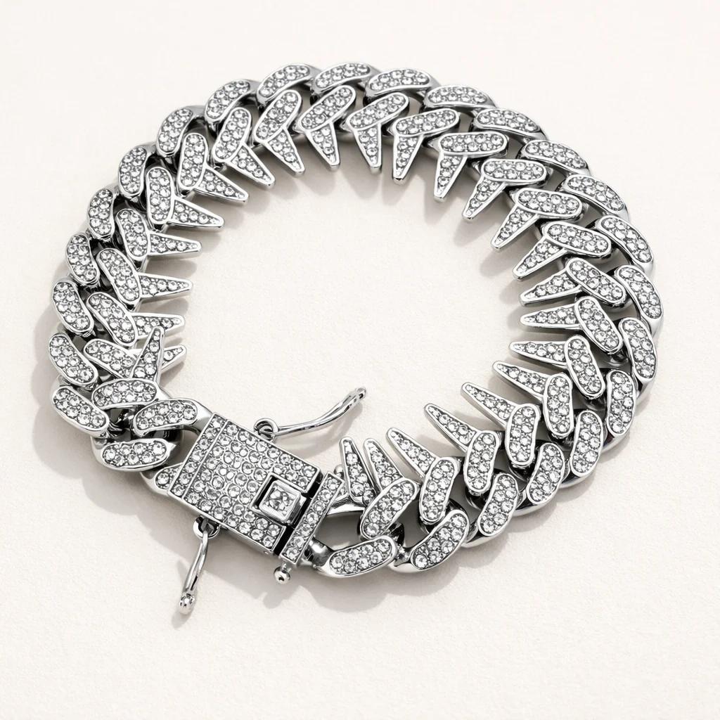 Men - Silver Titan Ice Bracelet