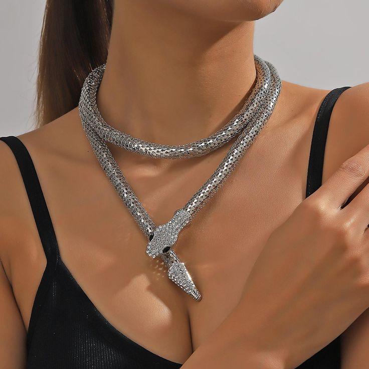 Snake Silver Necklace - Image 2
