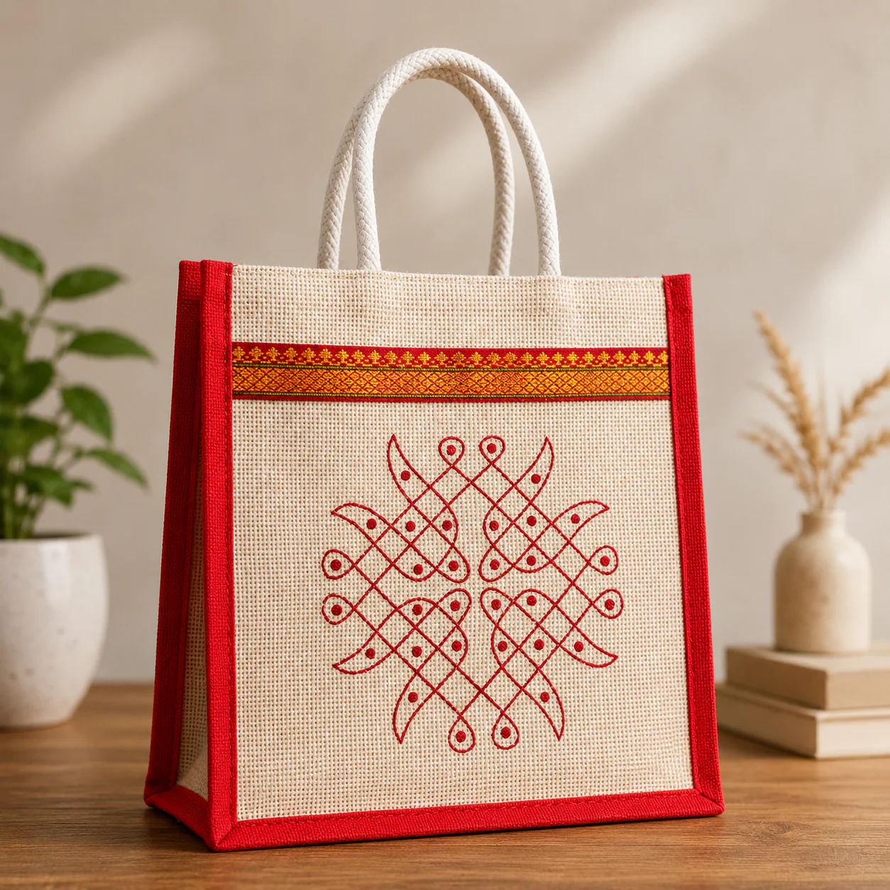 Heritage Inspired Reusable  Tote Bag