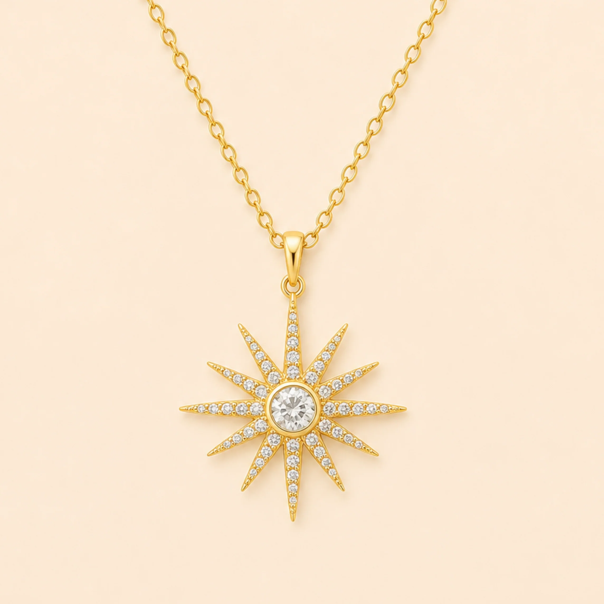 Starlight Radiance Pendant Necklace