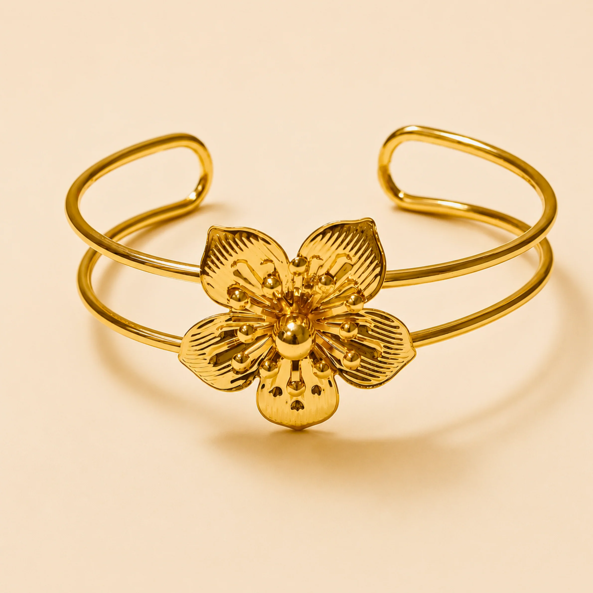 Sun Petal Gold Bracelet Waterproof
