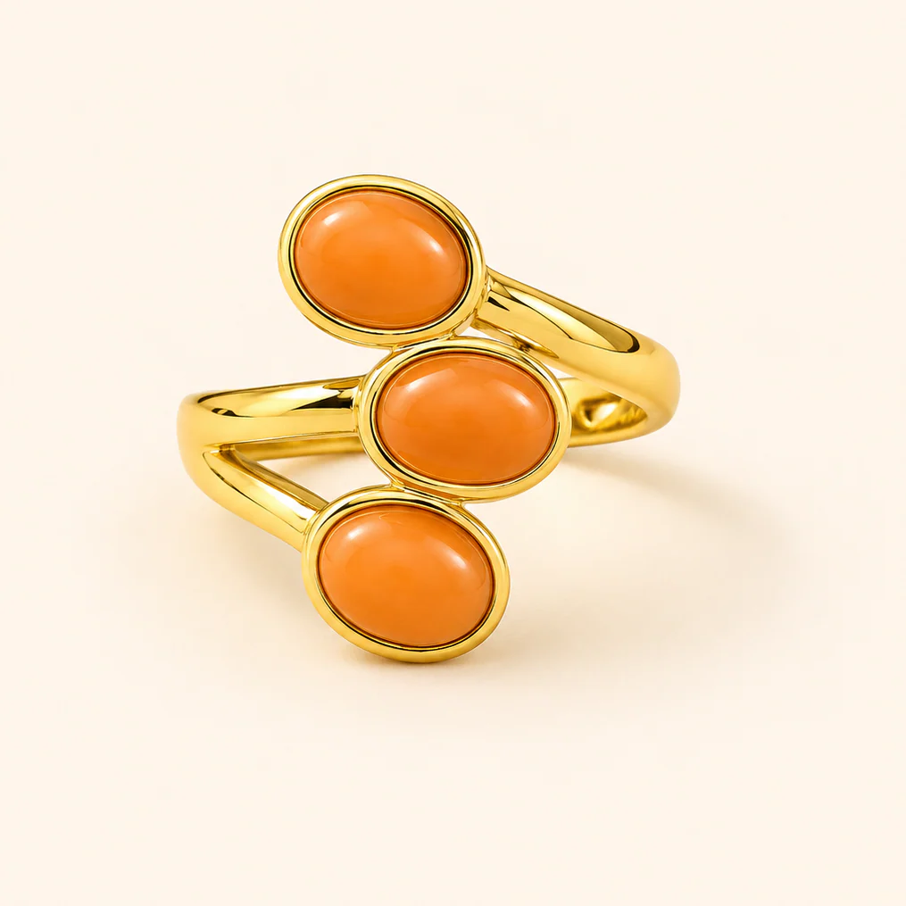 Tangerine Luxe Ring Stainless Steel Ring