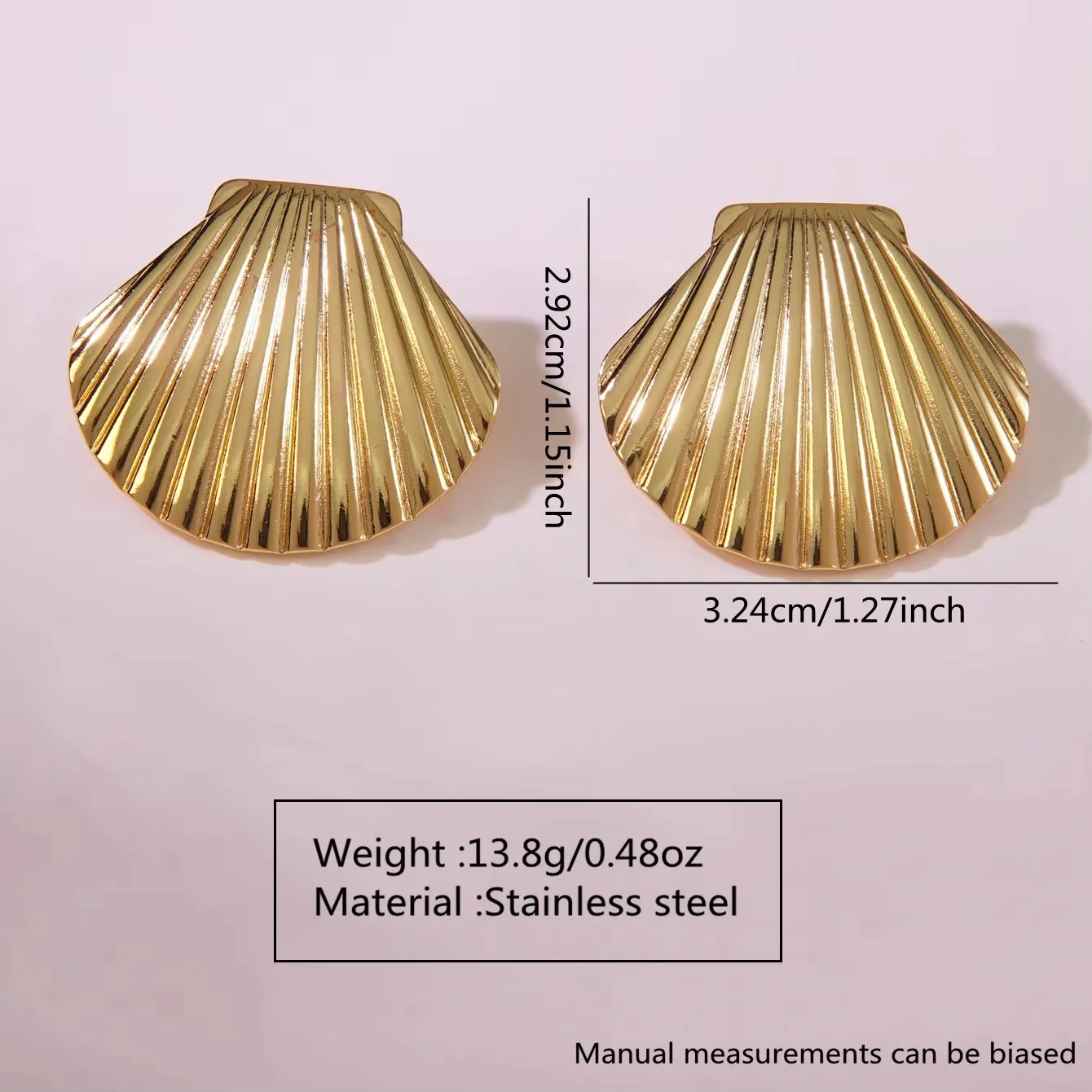18k Gold Plated Tide Earrings Anti Tarnish Earring - Image 3