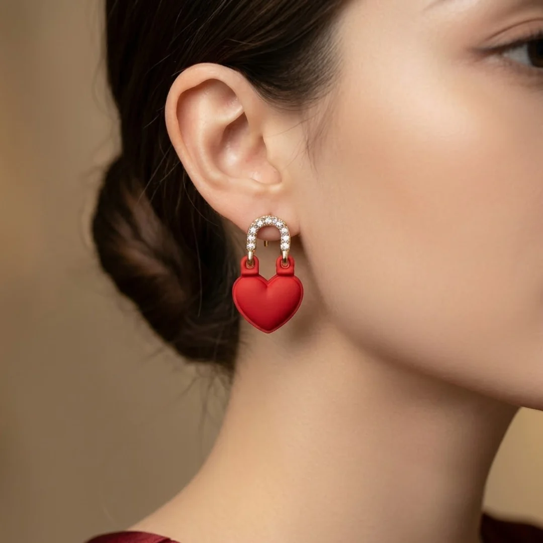 Velvet Heart Elegance Earring - Image 2