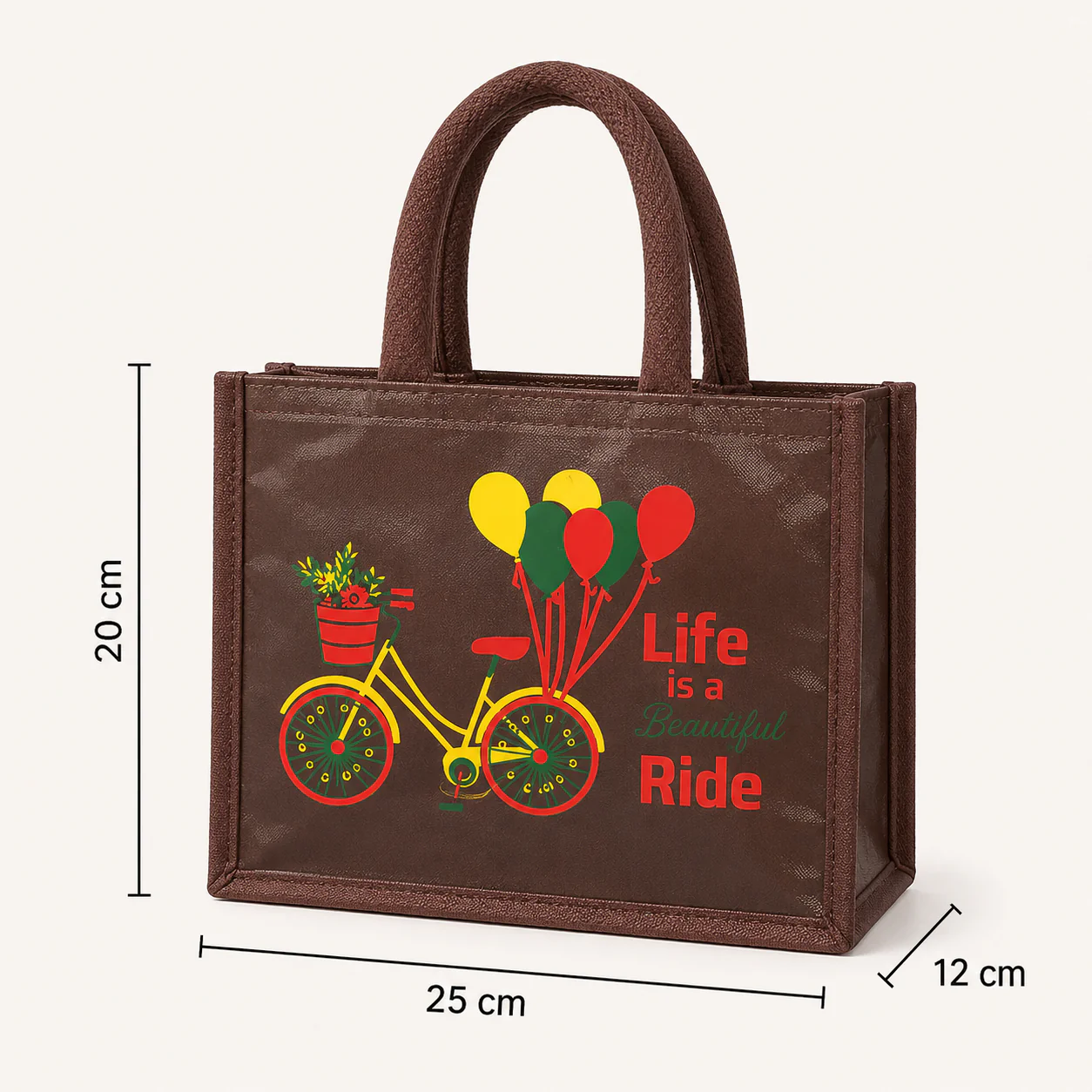 Vibrant Floral Tote Bag - Image 2