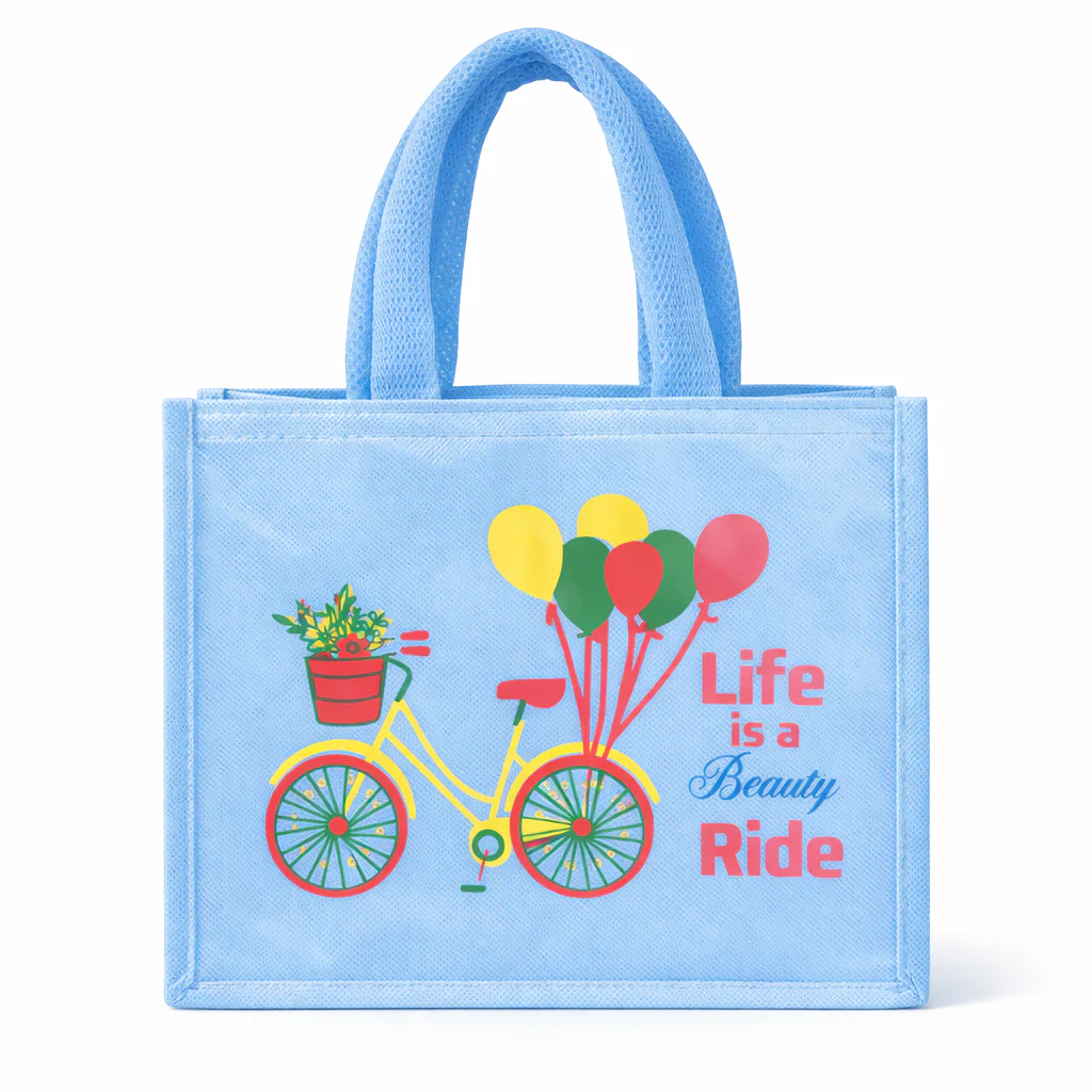 Vibrant Floral Tote Bag - Image 4
