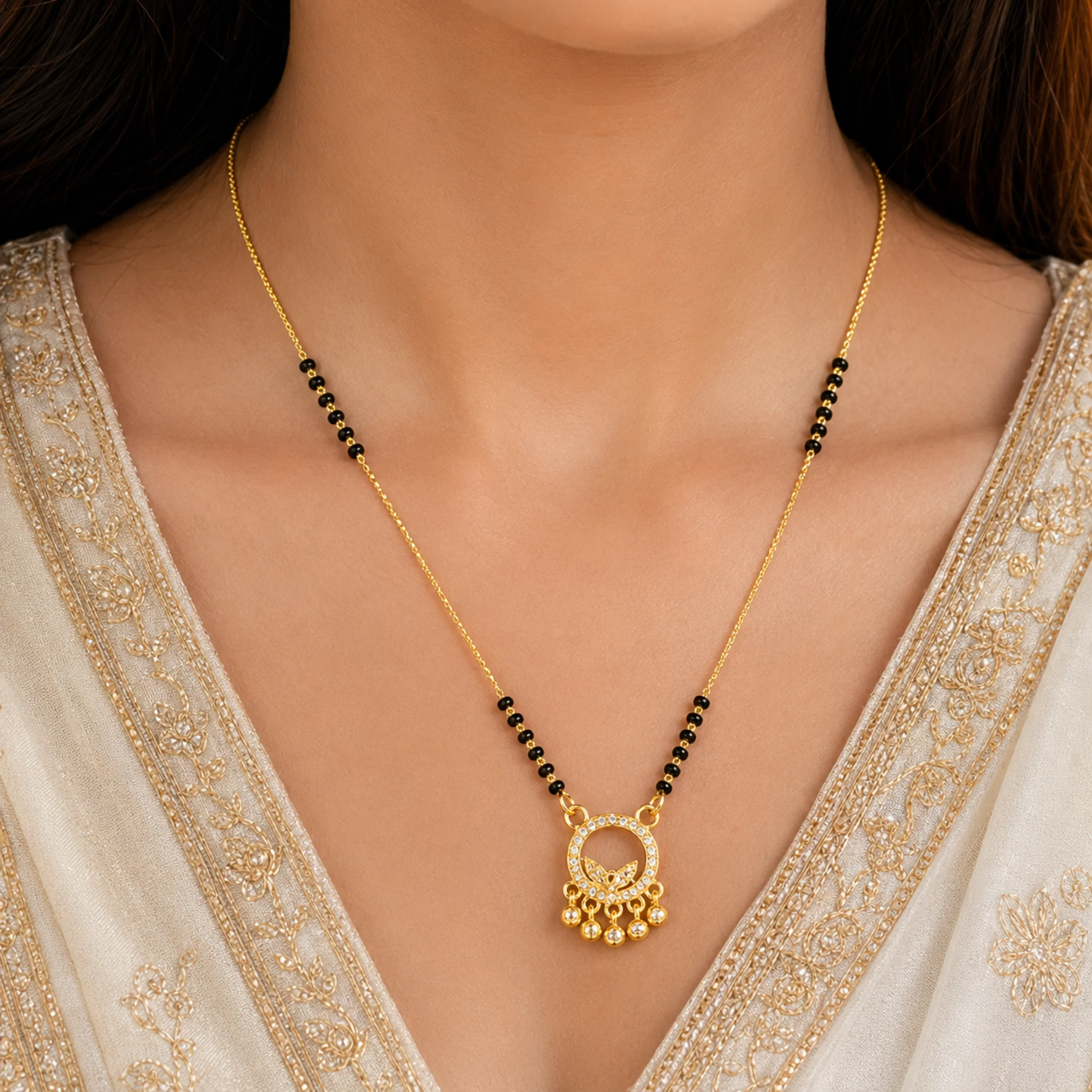 Zivara Celestial Charm Mangalsutra - Image 2